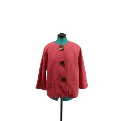 Red Chico's Square Buttoned Coat M