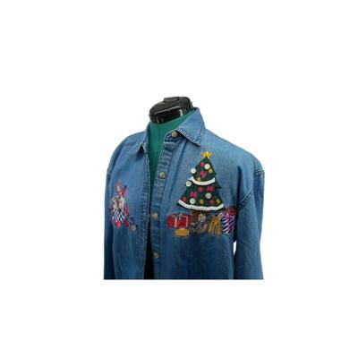 Vintage Christmas Shirt S