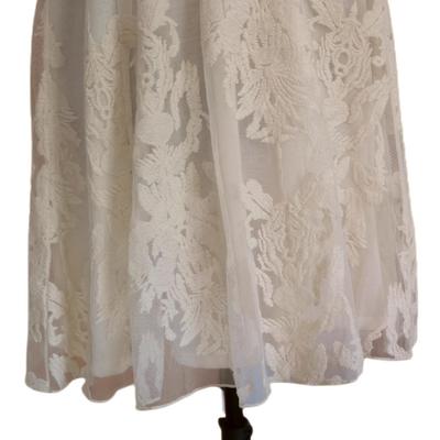 Shyanne Cream Colored Lace Dress S