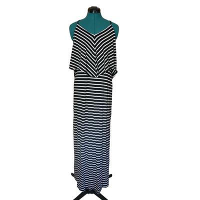 Striped Maxi Dress M