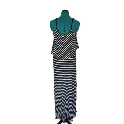 Striped Maxi Dress M