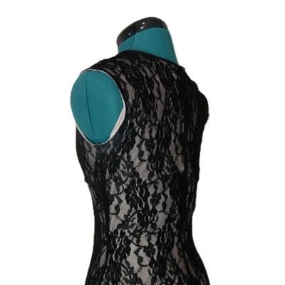 Vintage Style Lace Bodycon Dress M