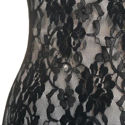 Vintage Style Lace Bodycon Dress M