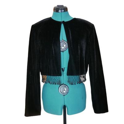 Vintage Black Jacket Shawl 8