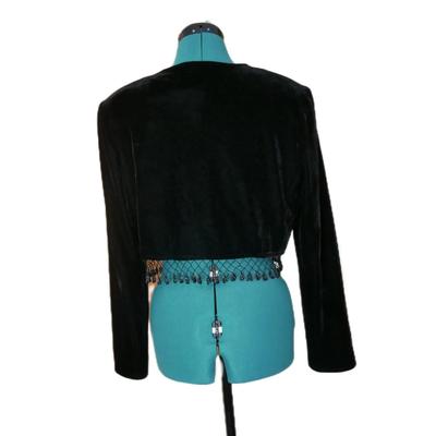Vintage Black Jacket Shawl 8