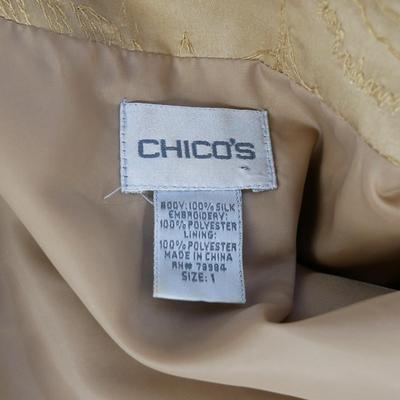 Chico's Gold Coat