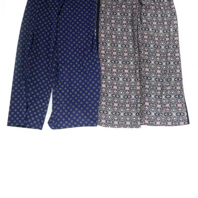 Patterned Bohemian Palazzo Bottoms M