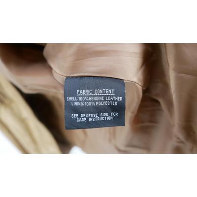 Gallery Leather Fringe Jacket S