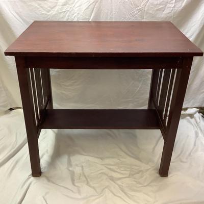 1442 Vintage Oak Arts and Crafts Style Table