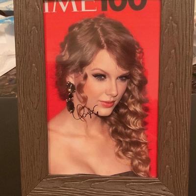 Taylor Swift Signed Framed Autograph Photo