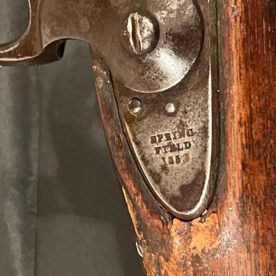 Rare U.S. Springfield Civil War Era Model 1853 Single Barrel Rifle