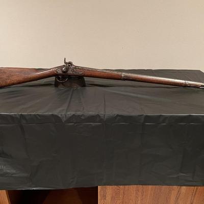 Rare U.S. Springfield Civil War Era Model 1853 Single Barrel Rifle