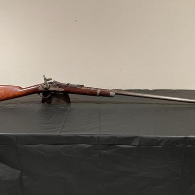 Rare U.S. Springfield Model 1863 Civil War Era Single Barrel Musket Rifle