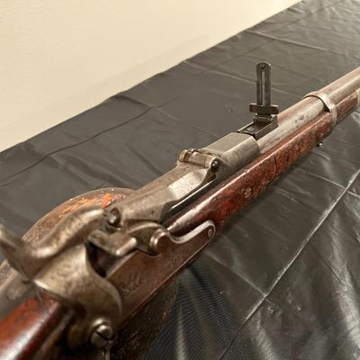 Rare U.S. Springfield Model 1863 Civil War Era Single Barrel Musket Rifle