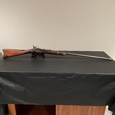 Rare U.S. Springfield Model 1863 Civil War Era Single Barrel Musket Rifle