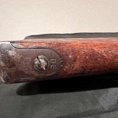 Rare U.S. Springfield Model 1863 Civil War Era Single Barrel Musket Rifle