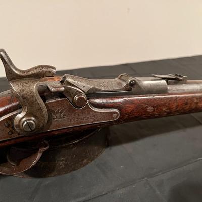 Rare U.S. Springfield Model 1863 Civil War Era Single Barrel Musket Rifle