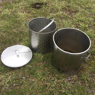 1494 Crab Pot with Propane Burners with Propane Tank