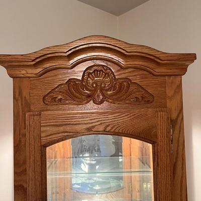 Wood Display Curio Cabinet (B2-MK)