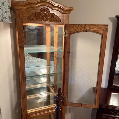Wood Display Curio Cabinet (B2-MK)