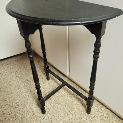 Black Writing Table & Demilune Table (BB-DW)