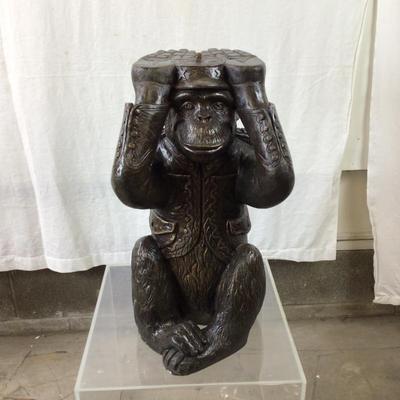 1499 Monkey Glasstop Table