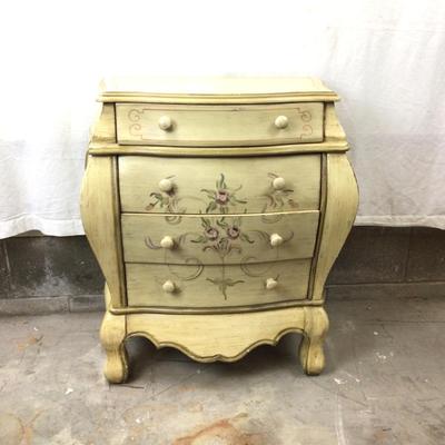 1507 Manufactured Painted Four Drawer Bombay Chest