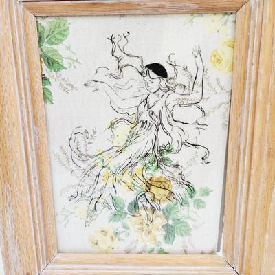 VINTAGE FRAMED SHADOW PRINT