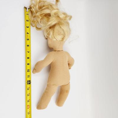 VINTAGE 1986 PLAYMATES STOCKINETTE BLONDE POSEABLE DOLL