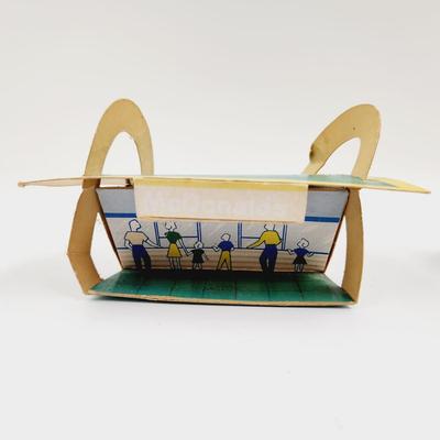 VINTAGE CARDBOARD COLLECTOR BANKS - MCDONALDS & DER WEINERSCHINTZEL