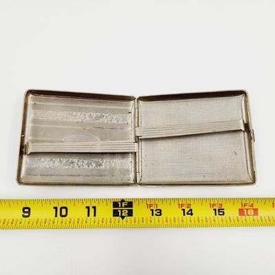 VINTAGE EVANS USA METAL CIGARETTE CASE