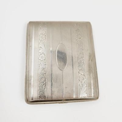 VINTAGE EVANS USA METAL CIGARETTE CASE