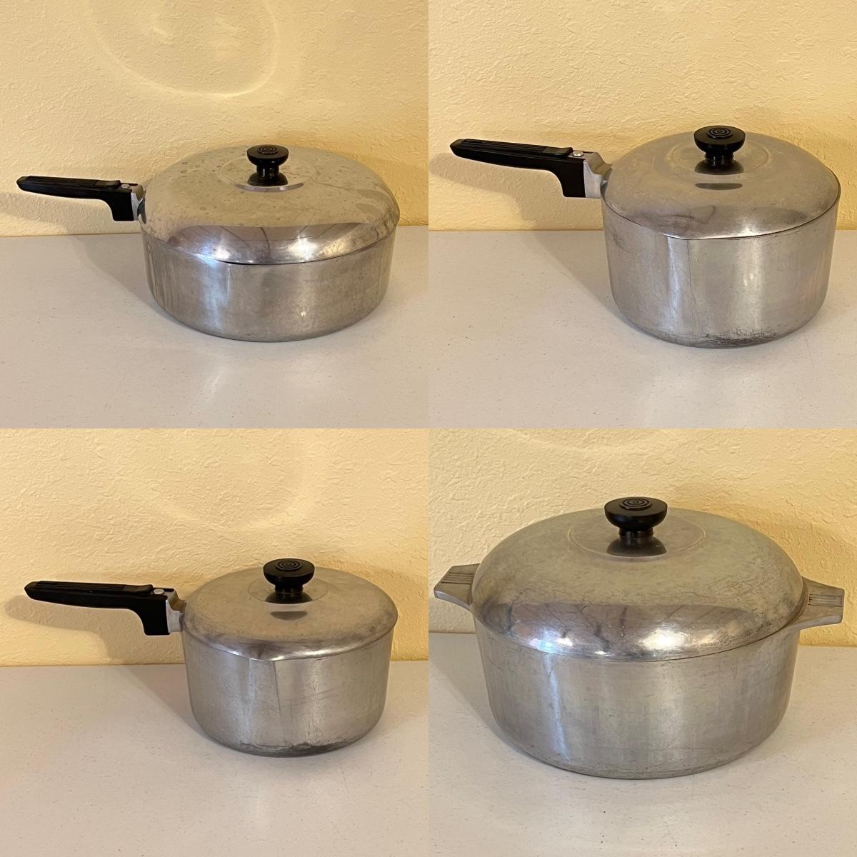 MAGNALITE Set Of Four (4) Lidded Pots