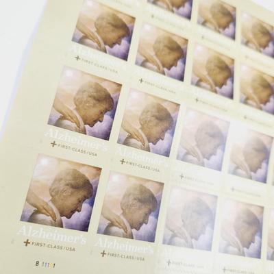 USPS ALZHEIMER FOREVER STAMP SHEET