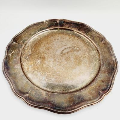 VINTAGE SILVERPLATE DECORATIVE TRAY
