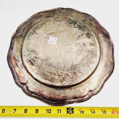 VINTAGE SILVERPLATE DECORATIVE TRAY