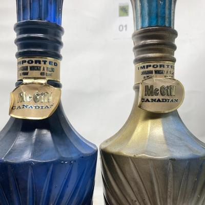 Lot of Vintage Whiskey Decanters