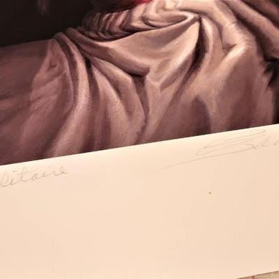 Lot #72  Pati Bannister Signed/Numbered Print  "Solitaire"