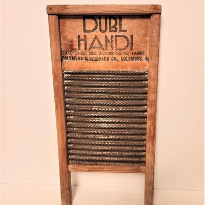 Lot #77  Vintage Columbus  Washboard