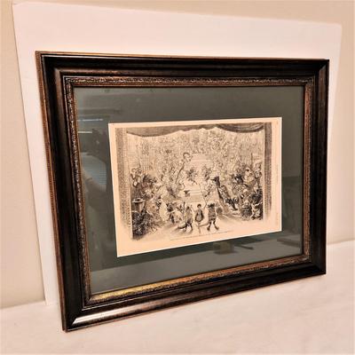 Lot #78  Mystick Krewe of Comus Tableau Print - 1873 - Origins of the Species!