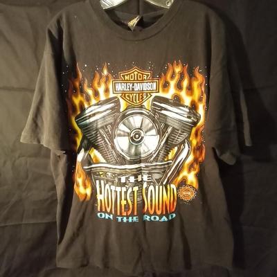 AUTHENTIC HARLEY DAVIDSON HEATED GLOVES-TSHIRT AND PILLOW SHAM