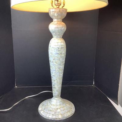 1563 Mother of Pearl Lamp Table Lamp