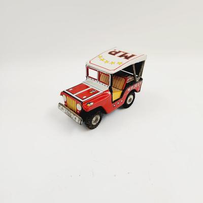 VINTAGE TIN TOY MP JEEP VEHICLE - MADE IN JAPAN