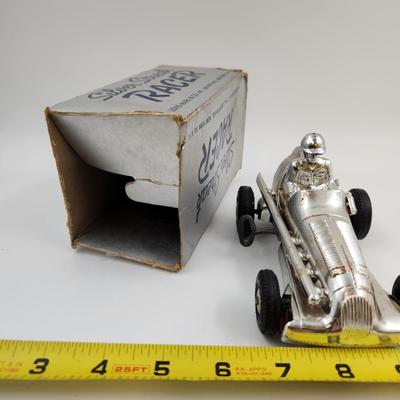 VINTAGE MARX "SILVER STREAK" RACER W/ BOX