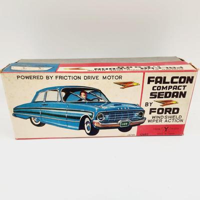 VINTAGE FALCON COMPACT SEDAN BY FORD W/WIPER ACTION - #12652 TOY