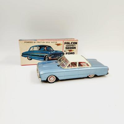 VINTAGE FALCON COMPACT SEDAN BY FORD W/WIPER ACTION - #12652 TOY