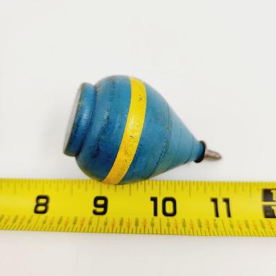 VINTAGE WOODEN TOY TOP (SMALL)