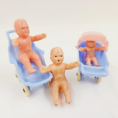 VINTAGE ACME CO BABY & BABY FURNITURE TOY BUNDLE