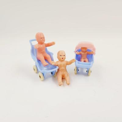 VINTAGE ACME CO BABY & BABY FURNITURE TOY BUNDLE