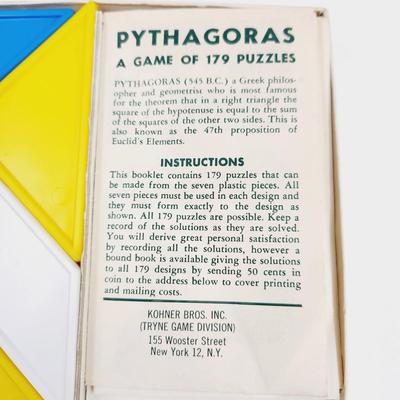 VINTAGE PYTHAGORAS PUZZLE GAME #2